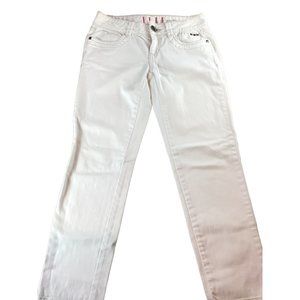 ELLE SKINNY BOYFRIEND JEANS  size 2 * Off white   Denim* EUC